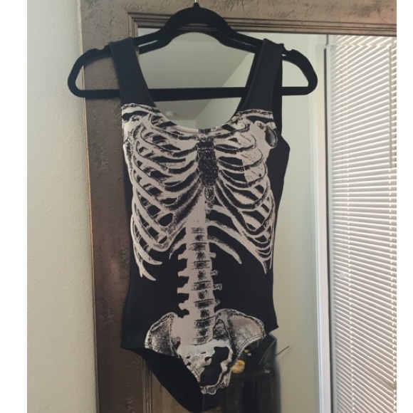 Skeleton bodysuit