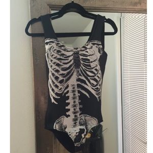 Skeleton bodysuit