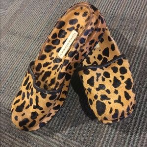 beautiful leopard calf hair sandal