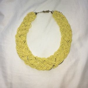 Braided statement neckless