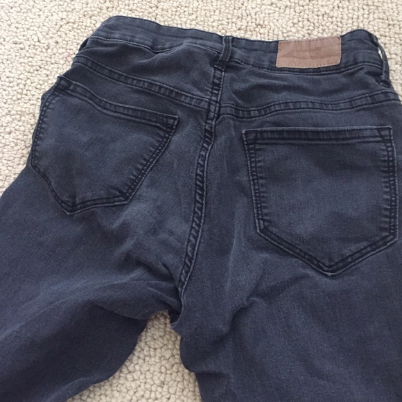 High waisted dark grey jeans - Picture 2 of 4