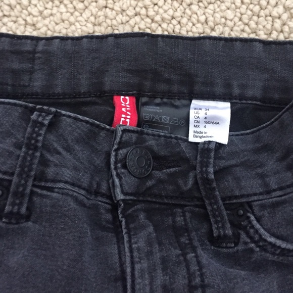 High waisted dark grey jeans - Picture 3 of 4