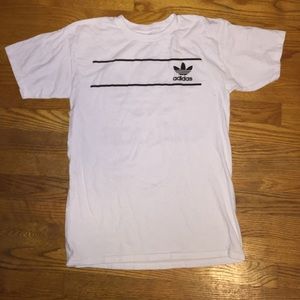 Adidas White Retro Tee
