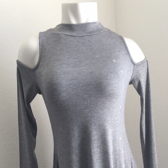 🎉HP 11/13🎉New- Cold Shoulder Long Sleeves Dress - Picture 4 of 4