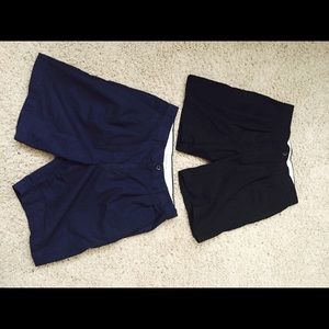 Black and Navy shorts (2 for 1)