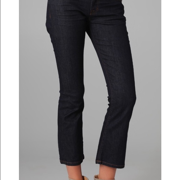 J Brand Gigi cropped flare jean