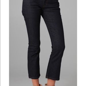 J Brand Gigi cropped flare jean