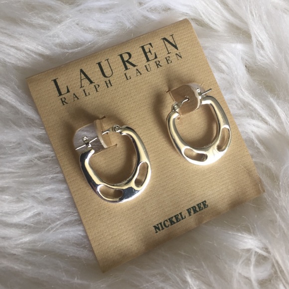 Never Worn, Ralph Lauren Equestrian-Style Earrings