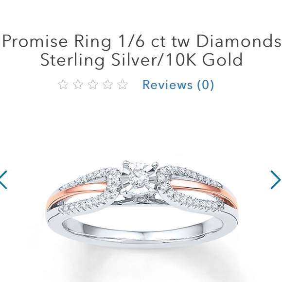Diamond promise ring