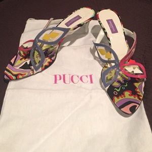 Pucci Butterfly Kitten Heels