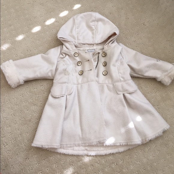 Catimini fur lined coat