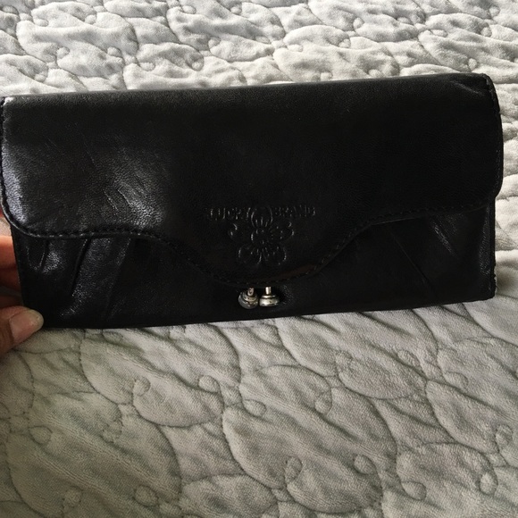 Black Lucky Brand leather wallet
