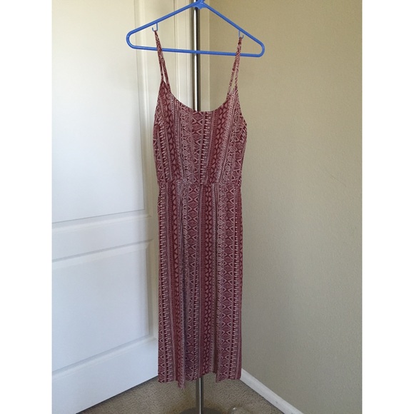 Red Tribal Print Dress