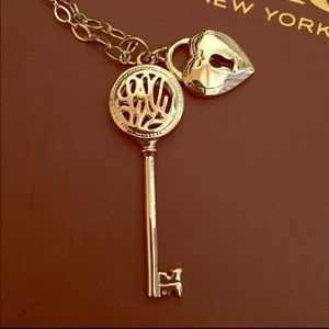 Lilly Pulitzer NEW Key to Your Heart Necklace
