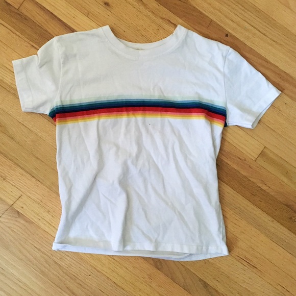 Brandy Melville rainbow tee