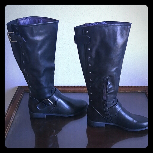 Pink and Pepper "Zoomin" leather riding boots