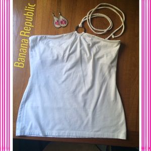 White halter top