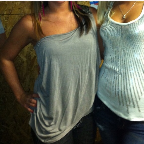 Off the shoulder tank