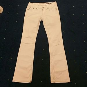 Miss Me - 28 - white bootcut jeans