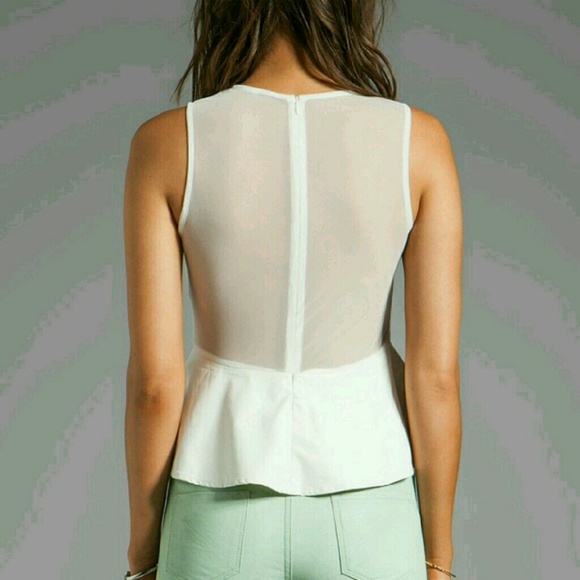 For Love and Lemons Lulu Peplum Top - Picture 2 of 4
