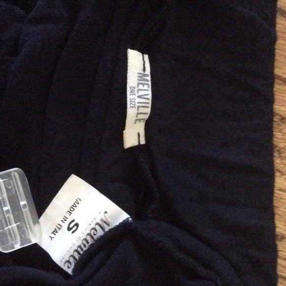Navy blue elastic waist maxi skirt - Picture 4 of 4
