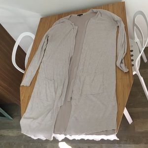 Long sheer cardigan