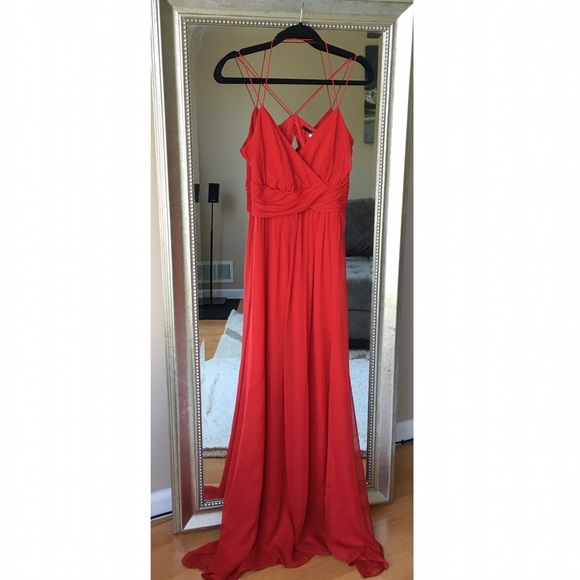 💗✨Jay Godfrey💗✨ Red Chiffon Gown
