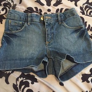 Denim shorts