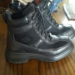 Size 7 Harley Davidson Lace Up Boots