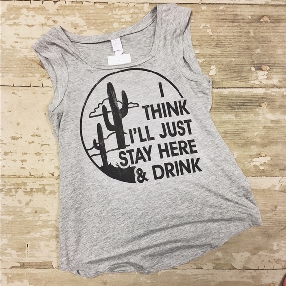 NWT Screen Print Tank - Picture 1 of 3