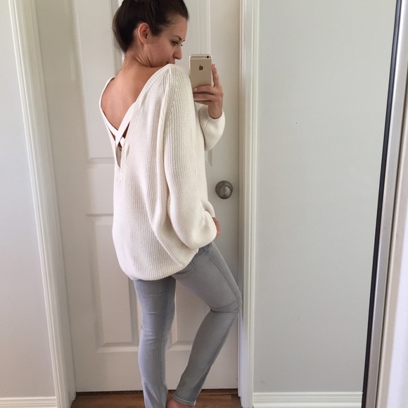 🚫Sold • Ivory Chunky Pull-Over Sweater - Picture 3 of 4