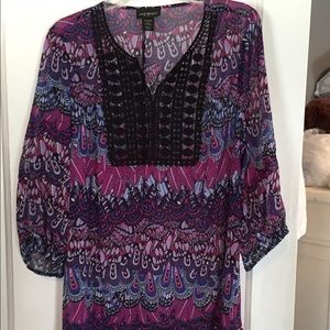 Sheer tunic/ cover up