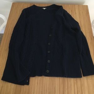 Gap cable knit button up sweater