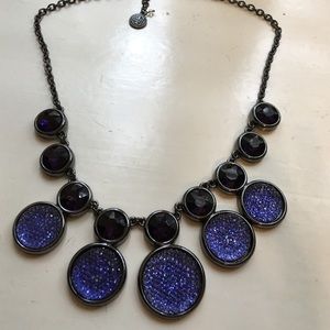 Gorgeous purple crystal necklace