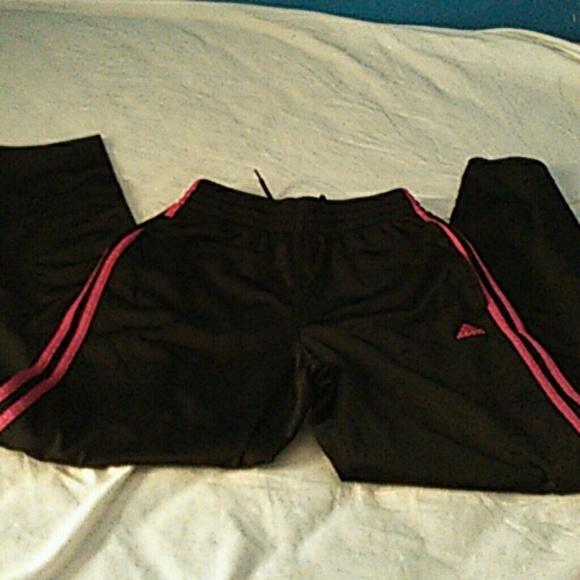 Adidas sweatpants.
