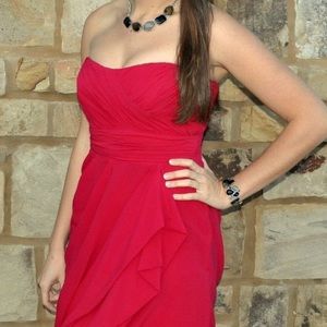 Nicole Miller EUC Red Cocktail Dress