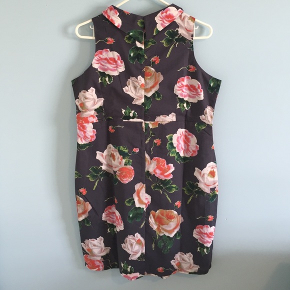 Grey floral dress - Picture 2 of 3