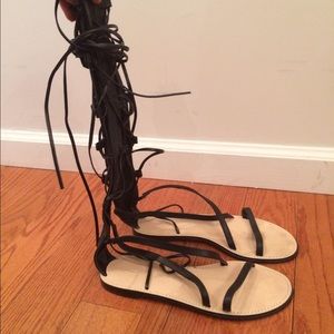 Leather Gladiator Sandals