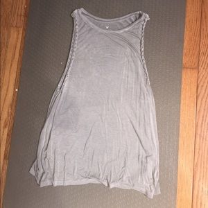 American eagle soft grey tank
