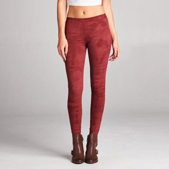 🆕Suede Leggings - Picture 2 of 4