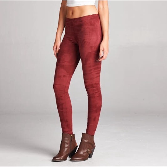 🆕Suede Leggings - Picture 3 of 4