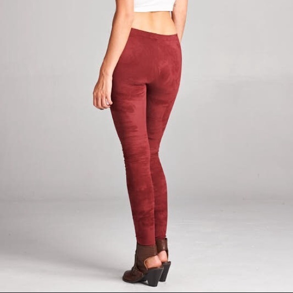 🆕Suede Leggings - Picture 4 of 4