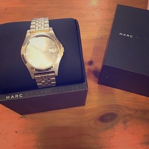 Marc by Marc Jacobs gold tone watch