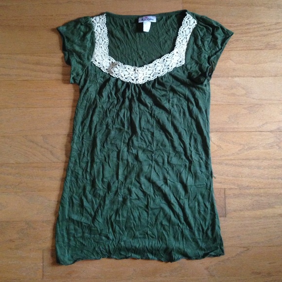 Olive Green Blouse