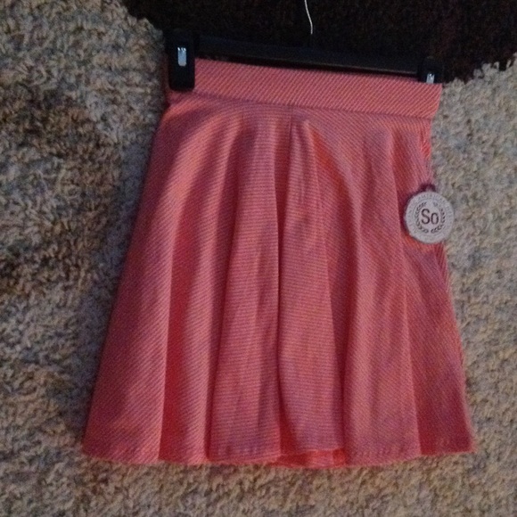 Peach skirt