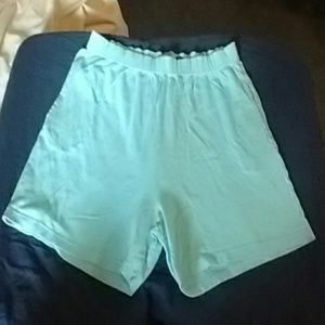 Bobbie Brooks knit shorts, 2x / 20w, aqua