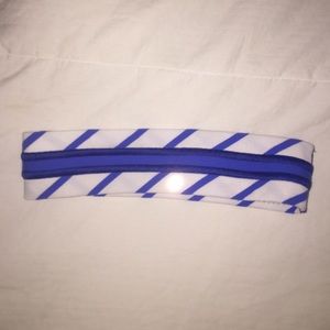 Lululemon headband blue striped