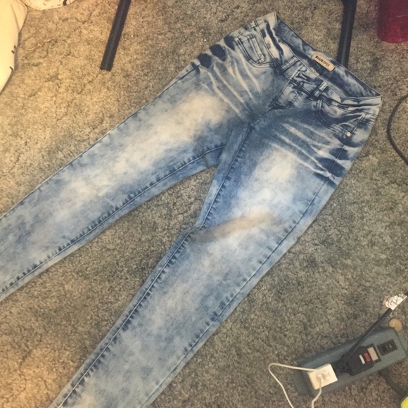 Blue spice acid wash jeans size 7