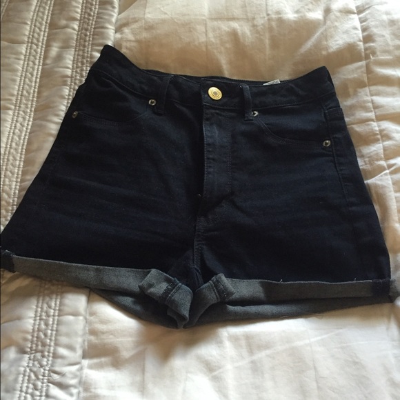 American Eagle high rise denim shorts