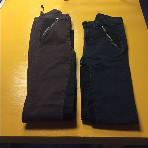 J brand nikko color block zip jean bundle